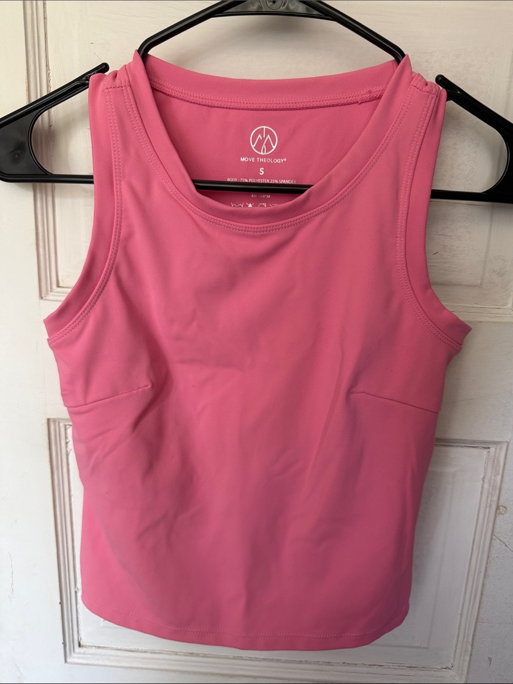 Move Theology Women's Pink Performance Tank Top